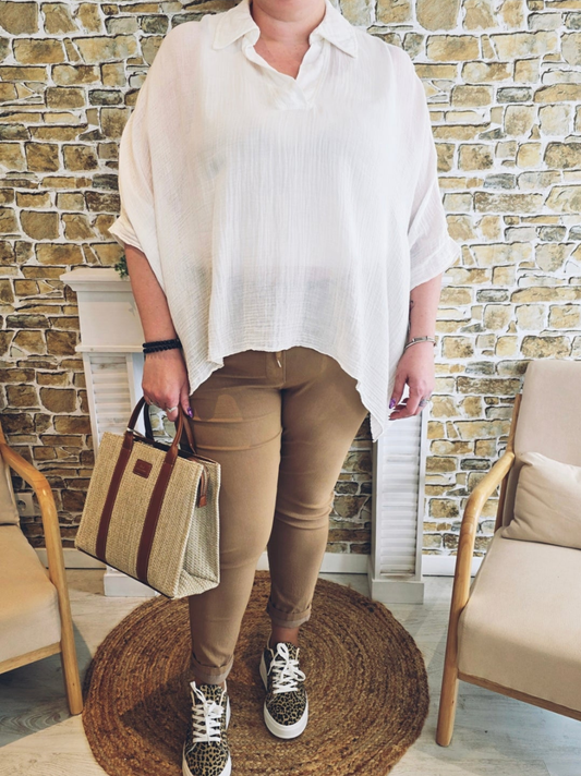 Blouse gaz de coton